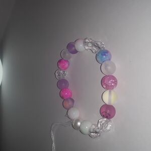 Pink Fusion Colorful Beaded Bracelet